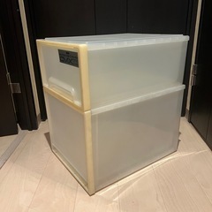 収納クリアケース　2個セットの画像