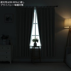 遮光カーテン100✖️150の2枚組　2セット　の画像