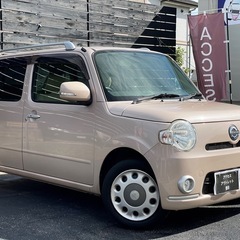 安心の総額表示！車検満たん★ダイハツミラココア4WD！禁煙車ルーフレールTVナビの画像