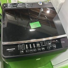 ご来店時、ガンお値引き‼️Hisense(ハイセンス) 2018年製 5.5kg 洗濯機?