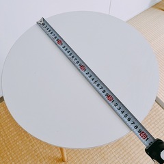 0円！サイドテーブル 白の画像