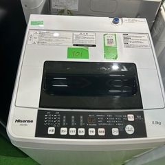 ご来店時、ガンお値引き‼️Hisense(ハイセンス) 2018年製 5.5kg 洗濯機🎉