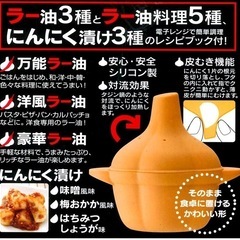 新品未使用☆スケーター (skater) シリコン製 にんにくクッカー　食べるラー油の画像