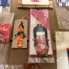 和紙押絵小町しおり・和紙切わらべ・布製ミニはっぴ飾りの画像