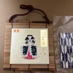 和紙押絵小町しおり・和紙切わらべ・布製ミニはっぴ飾りの画像