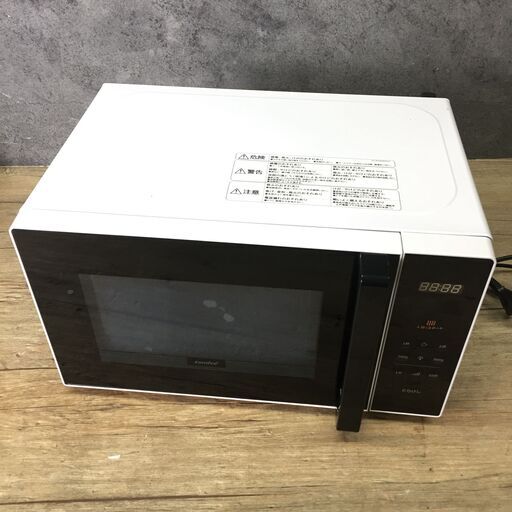 11/9 終 YAMAZEN/山善 家庭用電子レンジ CFM-BM172 ホワイト系 2022年製 動作品 24j菊ST