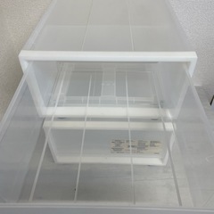 （決まりました）無印良品　キャスター付き収納ケース　引き出し式　　2個セットの画像