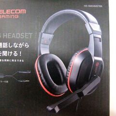 新品 未使用品 ゲーミングヘッドセット エレコム HS-GM04MSTBK ブラック 札幌市厚別区 厚別店の画像