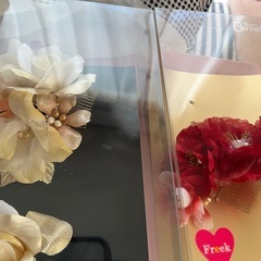 着物飾り　花飾り　花　かんざしの画像