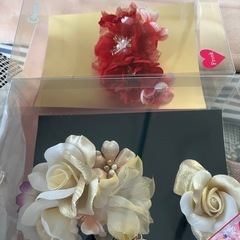 着物飾り　花飾り　花　かんざし