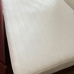 美品！お渡し希望 無印良品 ポケットコイル脚付マットレス スチー...