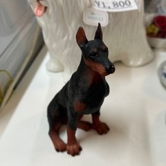 犬のオブジェ 高さ約21cm