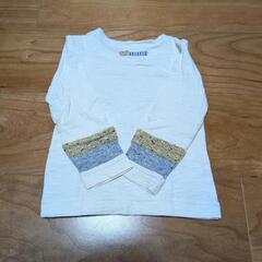 パッチワーク風 ロンＴ キッズ 90cmの画像