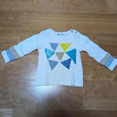 パッチワーク風 ロンＴ キッズ 90cm