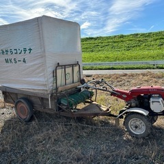 モミガラコンテナ　トレーラー付きの画像