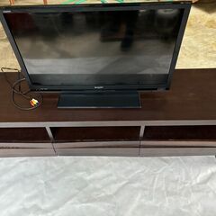 大幅値下げしました‼シャープAQUOSテレビ付きテレビ台（2点セット）②の画像