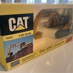【NORSCOT】1/50 CAT 320C L Excavator キャタピラー ユンボ キャット ダイキャスト ミニカー 模型 非売品の画像