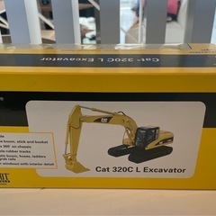 【NORSCOT】1/50 CAT 320C L Excavator キャタピラー ユンボ キャット ダイキャスト ミニカー 模型 非売品の画像