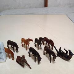 木彫りの馬です、