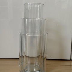 IKEAイケア花瓶3点セットCYLINDER シリンデルの画像