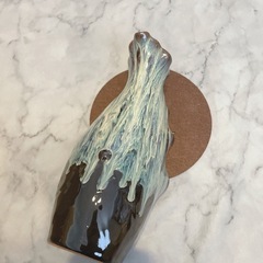 香炉 逆流香炉 お香立 陶磁器 新品の画像