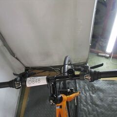 Ｄ848　★16800円★整備済み スポーツ中古自転車 【クロスバイク　オレンジ　47ｃｍ】の画像