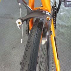 Ｄ848　★16800円★整備済み スポーツ中古自転車 【クロスバイク　オレンジ　47ｃｍ】の画像