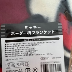 ［Disney］フリースブランケットの画像