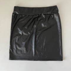 美品✨ レザー ミニ タイトスカート ボディコン 黒 S〜Mサイ...