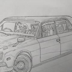 カーイラストの画像