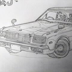 カーイラストの画像