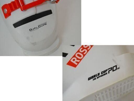 23.5cm 大人用 ROSSIGNOL スキーブーツ WORLD CUP 70SC ホワイト ソール長276mm 4バックル スキー靴 ロシニョール 札幌市 清田区 平岡