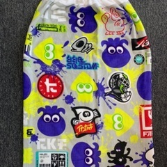 (新品未使用)BANDAIスプラトゥーン ラップタオル80cm巻きタオルの画像