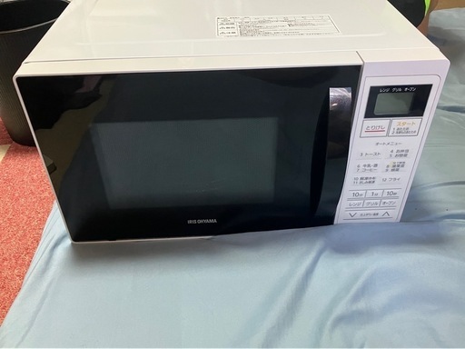 【取引中】アイリスオーヤマ オーブンレンジ ER-M17Y 2021年製 ターンテーブル式