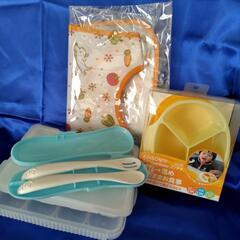 新品未開封✨ベビープー食器・調理器セット＆おまけ の画像