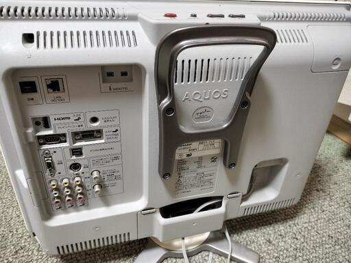 シャープアクオスAQUOSテレビ20型LC-20D10 (とよ) 雑色のテレビ シャープアクオスAQUOSテレビ20型LC-20D10 (とよ) 雑色のテレビ