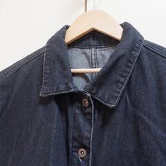 デニムベストの画像
