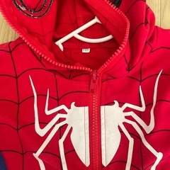 キッズ 子供服 スパイダーマン　パーカー 110cmの画像