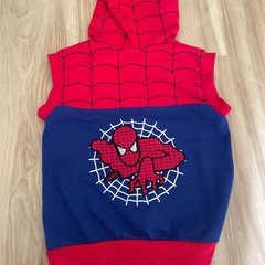 キッズ 子供服 スパイダーマン　パーカー 110cmの画像