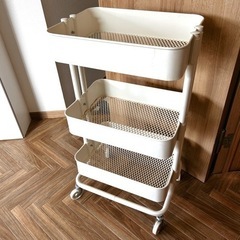 IKEA ワゴン ホワイト