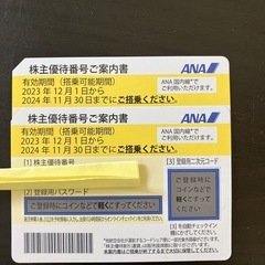 ANA株主優待券　　