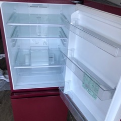 NO 636 ?福岡市内配送設置無料✨?  AQR-18H-R 冷蔵庫 ルージュ [184L /2ドア /右開きタイプ]