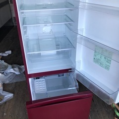 NO 636 ?福岡市内配送設置無料✨?  AQR-18H-R 冷蔵庫 ルージュ [184L /2ドア /右開きタイプ]