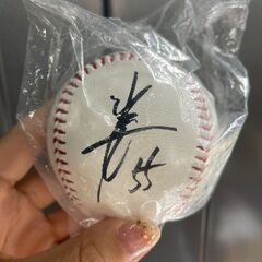 【新品未使用】読売ジャイアンツ　55　松井秀喜サインボール