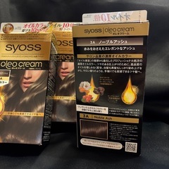 【新品】syoss オレオクリーム ヘアカラー 3A ノーブルアッシュ ×3個の画像