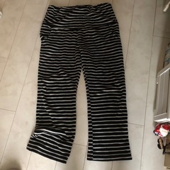 マタニティ　ボアルームパンツ