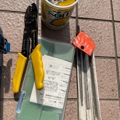 東洋スチール　工具箱　ブルー　中身付きの画像