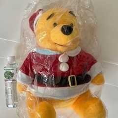 くまのプーさん　サンタ　ぬいぐるみ