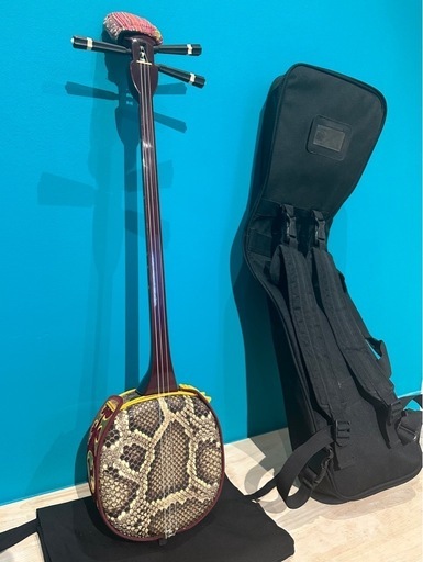 【蛇革】　沖縄　琉球　三線