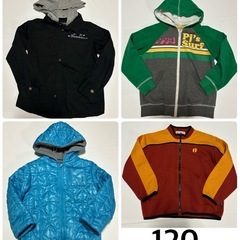 子供服　6枚セット　まとめて　ジャージ　パーカー　110 120 130 シャツの画像